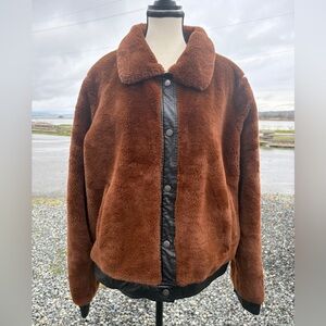 Forever 21 Plus Size Teddy Faux Fur Jacket